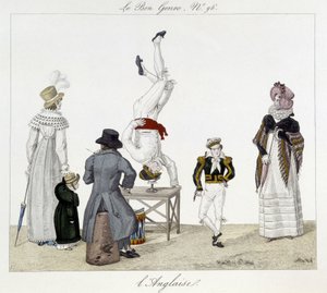 Saltimbanques : équilibristes - dans Le Bon genre, début 19e siècle - Unknown artist