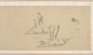 Scènes de la vie de Tao Yuanming (partie 1) - Unknown artist