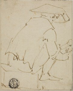 Homme assis vu de dos