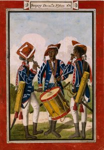 Tambours et fifres de sepoy