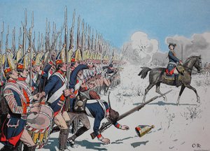 Guerre de Sept Ans, entre 1756 et 1763, Bataille de Leuthen, 4 décembre 1757, troupes prussiennes - Unknown artist