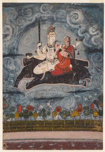 Shiva et Devi sur la peau de Gajasura - Unknown artist
