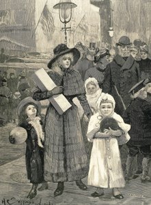 Shopping à New York (1891) - Unknown artist
