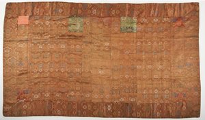 Brocade de soie. Robe d