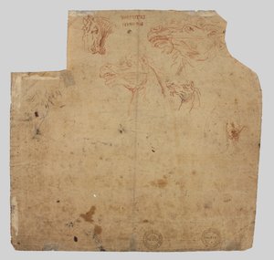 Esquisses de chevaux (verso)
