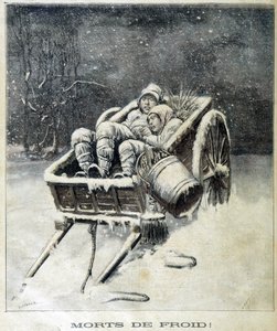Petite cheminée dans les environs de Fougères Morte de Gel - dans « Le Petit Journal » - Unknown artist