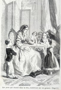 Sophie et la poupée cassée - dans « Les malheurs de Sophie » par la Comtesse de Ségur, Hachette