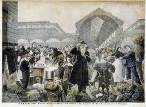 Soupe aux halles le matin - dans « Le Petit Journal »