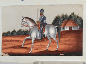 Sowar, cavalerie de Madras - Unknown artist