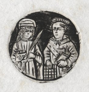 Saint Laurent et Sainte Lucie - Unknown artist