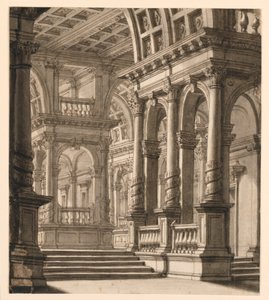 Décor de scène, intérieur d
