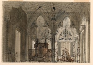 Décor de scène, intérieur d