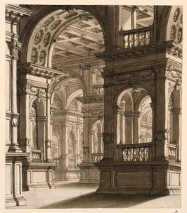 Décor de scène, intérieur d