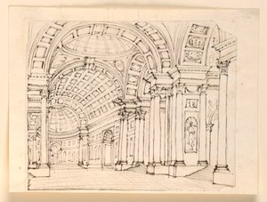 Décor de scène, intérieur du palais - Unknown artist