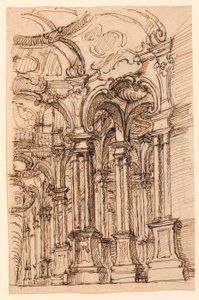 Décor de scène : intérieur voûté