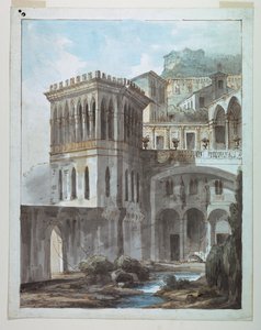Décor de scène, vue d