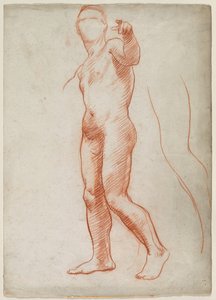 Homme nu debout - Unknown artist