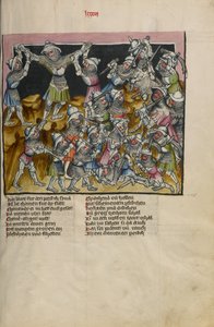 La bataille des Amalécites ; Moïse lève les bras en signe de prière - Unknown artist