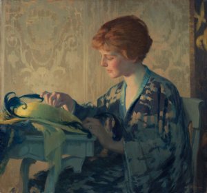 La plume bleue - Unknown artist