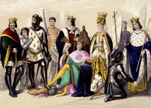 Les Capétiens de Valois de 1328 à 1422. Philippe VI, Jean II, Charles VI, Isabeau de Bavière, Jeanne d