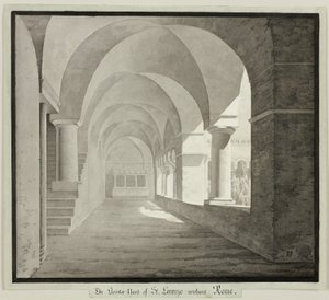 Cloître de San Lorenzo Fuori le Mura, Rome - Unknown artist