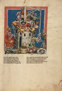 La construction de la tour de Babel - Unknown artist