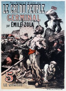 Le Cri du Peuple de Germinal par Émile Zola, vers 1890 - Unknown artist