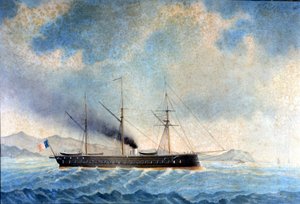 La Frégate Gloire. 1859.