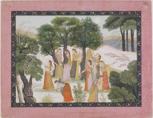 Les Gopis cherchent Krishna d