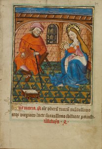 La Sainte Famille à la maison - Unknown artist
