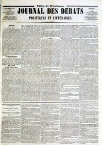Le Journal des Débats du 05/09/1845