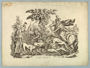 La Chasse au Lion - Unknown artist