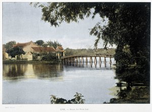 Le Petit Lac à Hanoï - dans « Tour du monde », fin du 19ème siècle - Unknown artist