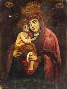 La Mère de Dieu Notre-Dame de Pochayiv - Anonyme - vers 1850 - Unknown artist