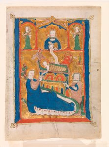 La Nativité avec Dieu le Père, Joseph et les anges - Unknown artist