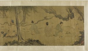 Le rassemblement du pavillon des orchidées - Unknown artist