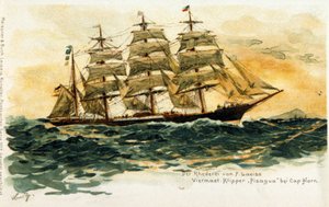 Le clip Pisagua au Cap Horn. Illustration du XIXe siècle - Unknown artist