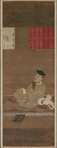 Le poète Kakinomoto no Hitomaro - Unknown artist