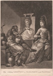 La ressemblance frappante ou Arlequin devenu peintre