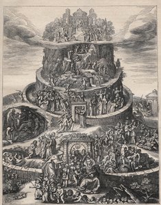 La Tabula de Cebes ou Le Voyage de la Vie Humaine (CEBES THEBANUS philosophe grec) - (traditionnellement identifié avec le Cebes de Thèbes des dialogues socratiques de Platon) - Peinture de Cebes (Cebes de Thèbes philosophe grec de la fin du 5ème siècle av - Unknown artist