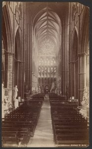 Le transept, depuis le nord, Abbaye de Westminster