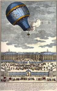 Le globe aérostatique construit à Versailles en 1783 - Unknown artist