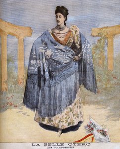 La belle Otero aux Folies-Bergère en 1894 - Unknown artist