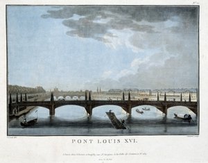 Le pont Louis XVI - Unknown artist