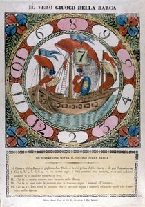 Le jeu du bateau. 18e siècle - Unknown artist
