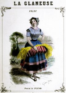 La glaneuse, valse pour piano - Unknown artist