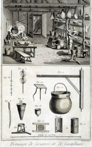 La fabrication des fromages de Gruyère et de Gérardmer - dans « Encyclopédie » par Diderot et d