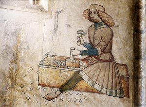 La frappe de la monnaie - Unknown artist