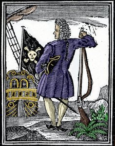 Le pirate « gentleman » Stede Bonnet (1688-1718). - Unknown artist