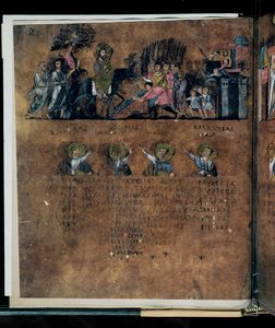 Le Codex Rossanensis pourpre, 6e siècle (manuscrit)